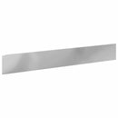 vidaXL Fűszegélyezés 20 pcs 100 x 15 cm Acél Ezüst