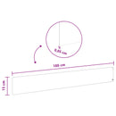 vidaXL Fűszegélyezés 20 pcs 100 x 15 cm Acél Rozsdás