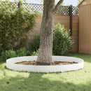 vidaXL Fűszegélyezés 30 db 100 x 18 cm Acél Fehér