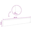 vidaXL Fűszegélyezés 30 pcs 100 x 18 cm Acél Ezüst