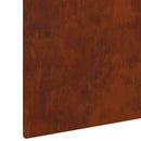 vidaXL Fűszegélyezés 20 pcs 100 x 18 cm Acél Rozsdás