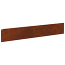 vidaXL Fűszegélyezés 20 pcs 100 x 18 cm Acél Rozsdás