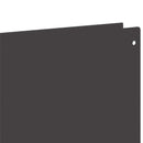 vidaXL Fűszegélyezés 10 db 100 x 22 cm Acél Fekete