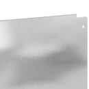 vidaXL Fűszegélyezés 20 db 100 x 22 cm Acél Ezüst