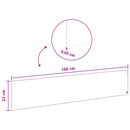 vidaXL Fűszegélyezés 20 db 100 x 22 cm Acél Ezüst