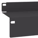 vidaXL Fűszegélyezés 10 db 100 x 10 x 8 cm Acél Fekete