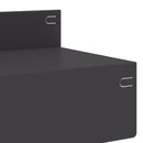 vidaXL Fűszegélyezés 30 db 100 x 10 x 8 cm Acél Fekete