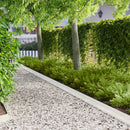 vidaXL Fűszegélyezés 20 db 100 x 10 x 8 cm Acél Fehér