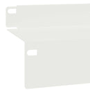 vidaXL Fűszegélyezés 30 db 100 x 10 x 8 cm Acél Fehér