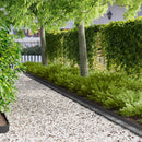 vidaXL Fűszegélyezés 20 db 100 x 10 x 8 cm Acél Antracitszürke