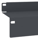 vidaXL Fűszegélyezés 30 db 100 x 10 x 8 cm Acél Antracitszürke