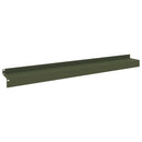 vidaXL Fűszegélyezés 20 db 100 x 10 x 8 cm Acél Olajzöld
