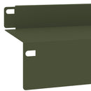 vidaXL Fűszegélyezés 30 db 100 x 10 x 8 cm Acél Olajzöld