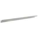 vidaXL Fűszegélyezés 10 pcs 100 x 10 x 8 cm Acél Ezüst