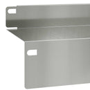 vidaXL Fűszegélyezés 20 pcs 100 x 10 x 8 cm Acél Ezüst