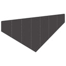 vidaXL Fűszegélyezés 4 db 100 x 45 cm Acél Fekete