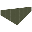 vidaXL Fűszegélyezés 4 db 100 x 45 cm Acél Olajzöld