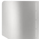 vidaXL Fűszegélyezés 4 db 100 x 45 cm Acél Ezüst