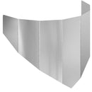 vidaXL Fűszegélyezés 100 x 45 cm Acél Ezüst