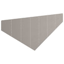 vidaXL Fűszegélyezés 4 pcs 100 x 45 cm Acél Rozsdás