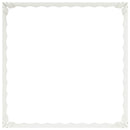 vidaXL Fűszegélyezés 4 db 60 x 60 x 20 cm Acél Fehér