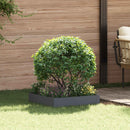 vidaXL Fűszegélyezés 60 x 60 x 20 cm Acél Antracitszürke