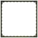 vidaXL Fűszegélyezés 4 db 60 x 60 x 20 cm Acél Olajzöld