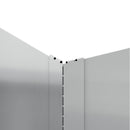 vidaXL Fűszegélyezés 4 pcs 60 x 60 x 35 cm Acél Ezüst