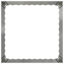 vidaXL Fűszegélyezés 4 pcs 60 x 60 x 35 cm Acél Ezüst