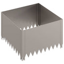 vidaXL Fűszegélyezés 60 x 60 x 35 cm Acél Rozsdás