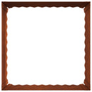 vidaXL Fűszegélyezés 4 pcs 60 x 60 x 35 cm Acél Rozsdás