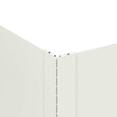 vidaXL Fűszegélyezés 4 db 100 x 60 x 20 cm Acél Fehér
