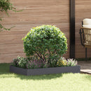 vidaXL Fűszegélyezés 100 x 60 x 20 cm Acél Antracitszürke
