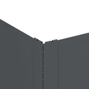 vidaXL Fűszegélyezés 4 db 100 x 60 x 20 cm Acél Antracitszürke