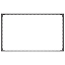 vidaXL Fűszegélyezés 4 db 100 x 60 x 35 cm Acél Fekete