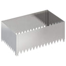vidaXL Fűszegélyezés 4 db 100 x 60 x 35 cm Acél Ezüst