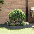 vidaXL Fűszegélyezés 100 x 100 x 20 cm Acél Antracitszürke