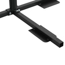 vidaXL Fél napernyő alap keret Fekete Acél for 32-38 mm Pole