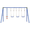 vidaXL Kültéri Hinta Szett Sokszínű 330 x 185 x 185 cm Acél és PE