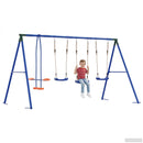 vidaXL Kültéri Hinta Szett Sokszínű 330 x 185 x 185 cm Acél és PE