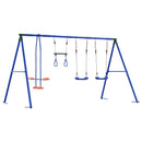 vidaXL Kültéri Hinta Szett Sokszínű 330 x 185 x 185 cm Acél és PE