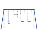 vidaXL Kültéri Hinta Szett Sokszínű 330 x 185 x 185 cm Acél és PE