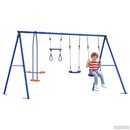 vidaXL Kültéri Hinta Szett Sokszínű 330 x 185 x 185 cm Acél és PE