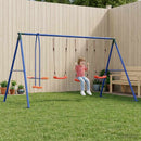 vidaXL Kültéri Hinta Szett Sokszínű 330 x 185 x 185 cm Acél és PE