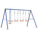vidaXL Kültéri Hinta Szett Sokszínű 330 x 185 x 185 cm Acél és PE