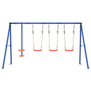 vidaXL Kültéri Hinta Szett Sokszínű 330 x 185 x 185 cm Acél és PE