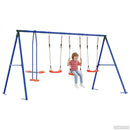 vidaXL Kültéri Hinta Szett Sokszínű 330 x 185 x 185 cm Acél és PE