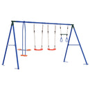 vidaXL Kültéri Hinta Szett Sokszínű 330 x 185 x 185 cm Acél és PE