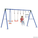 vidaXL Kültéri Hinta Szett Sokszínű 330 x 185 x 185 cm Acél és PE