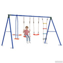 vidaXL Kültéri Hinta Szett Sokszínű 330 x 185 x 185 cm Acél és PE